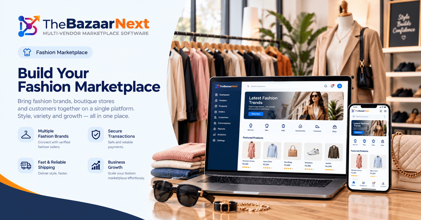 Fashion multi-vendor marketplace